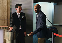 passenger boarding plane