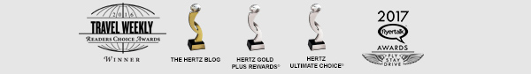 2016 Travel Weekly Readers Choice Award Winner | Magellan Gold Award - The Hertz Blog | Magellan Silver Award - Hertz Gold Plus Rewards | Magellan Silver Award - Hertz Ultimate Choice | 2017 FlyerTalk Awards