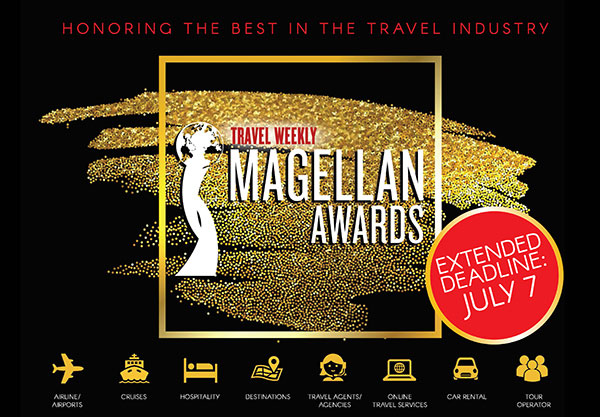 Travel Weekly's 2017 Magellan Awards / Extended Deadline: July 7