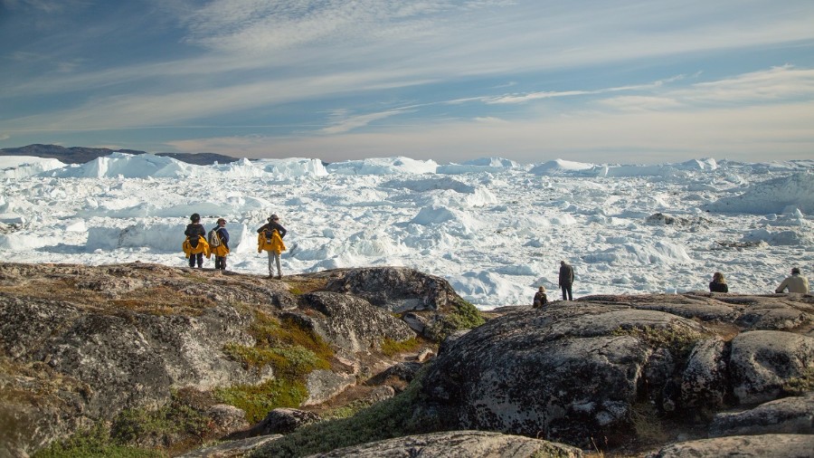 Photo of passengers in Greenland