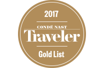 Condé Nast Traveler 2017 Gold List Award