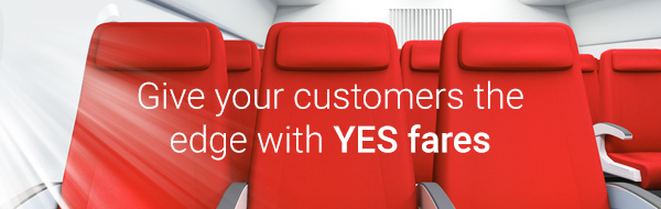 Give your customers the edge with YES fares