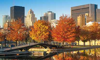 Montreal in the fall.