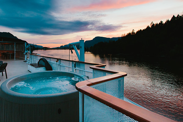 Kick back and relax on a river cruise.