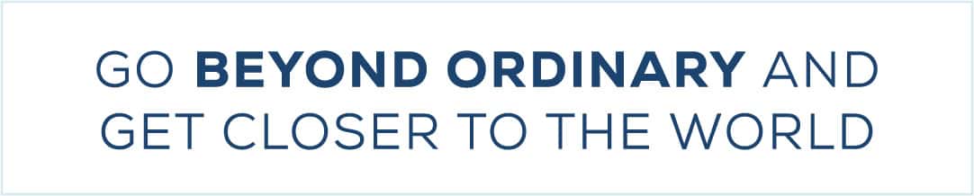 Leave the crowds and cliches behind
