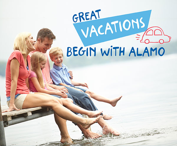 Great Vacations Begin with Alamo.