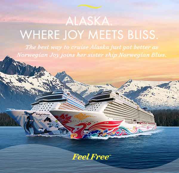 Alaska. Where Joy Meets Bliss. 