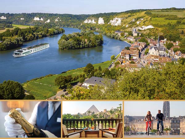 Scenic Ship in Normandy