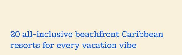 17 All-Inclusive Beachfront
