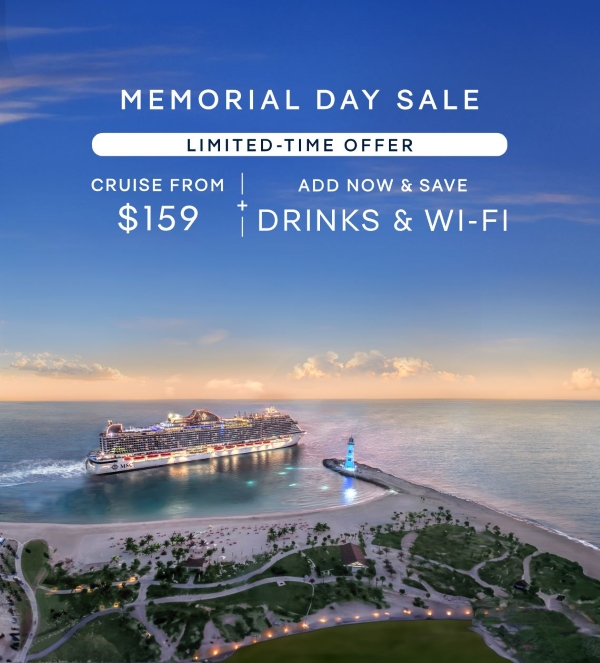 Our New Limited‑Time Offer Promotion Starts May 15: Cruise from $159* + Add Drinks & Wi‑Fi Now & Save – Click to View Sailings & Book Now