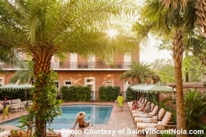 St. Vincent Hotel Courtyard and Pool