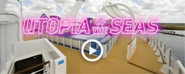Utopia of the Seas - Top Five Reasons your First Cruise won't be your Last!