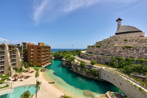 resort view featuring eco-integrative architecture