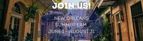 Save the Date New Orleans Summer FAM 2024