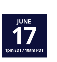 June 17 1pm ET / 10am PT