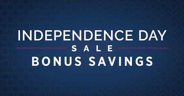 INDEPENDENCE DAY SALE