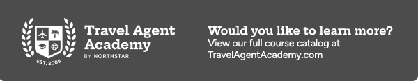 Travel Agent Academy view full course catalog