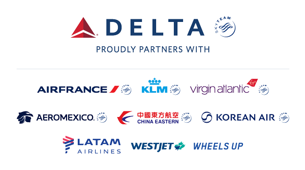 Delta and partner logos