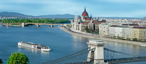 Longship Bridges River Budapest